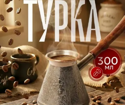 Турка для кофе Виноград 300 мл