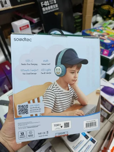 Детские беспроводные наушники Porodo Soundtec Moose — миниатюра 3