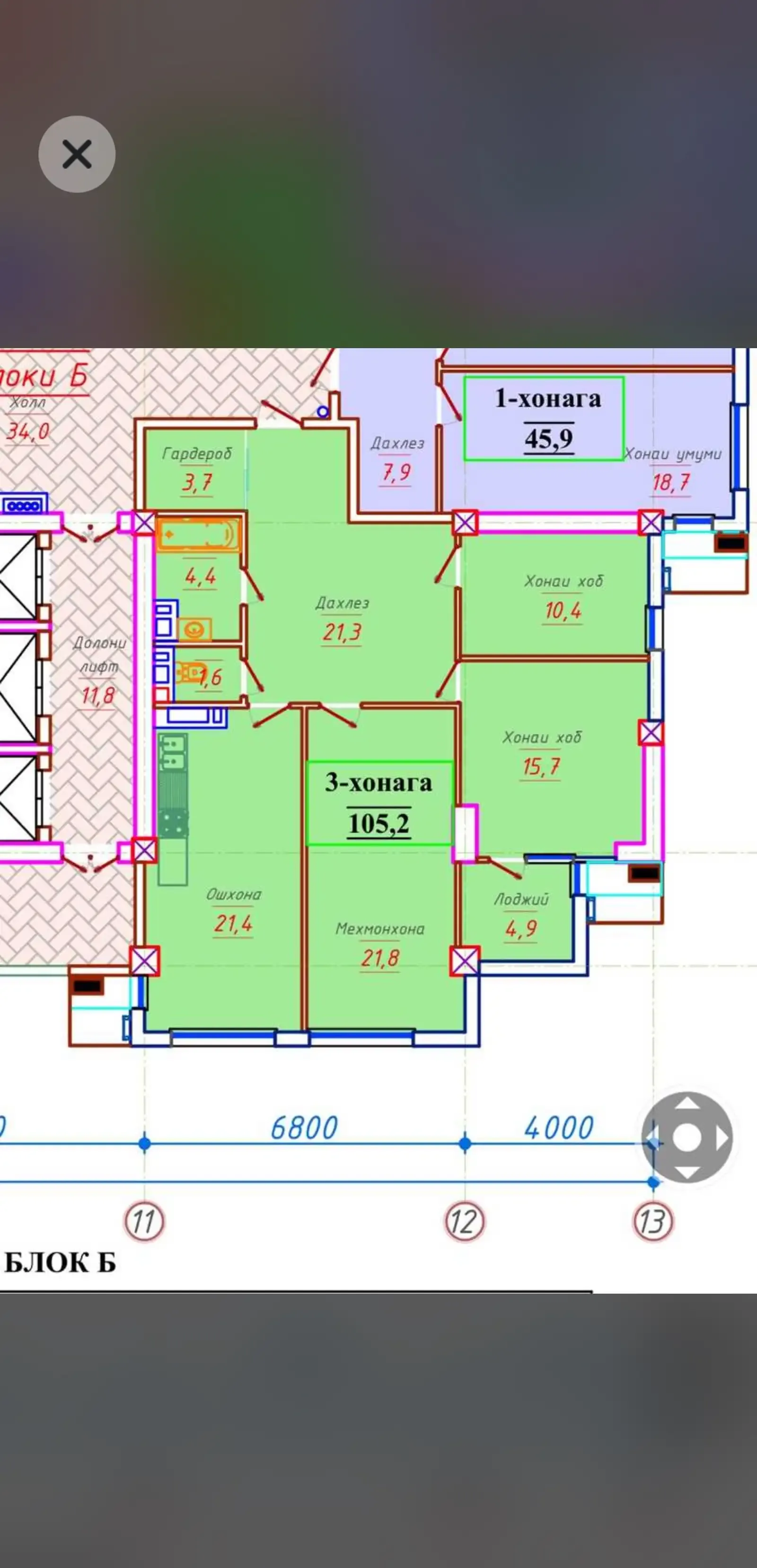 3-комн. квартира, 15 этаж, 105 м², И.Сомони Спартак
