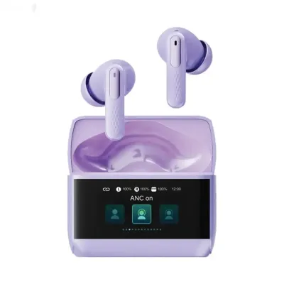 Беспроводные наушники Green Lion Smart Tune True ANC фиолетовый — миниатюра 1