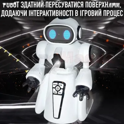 Робот с яркими световыми и звуковыми эффектами на радиоуправлении — миниатюра 3