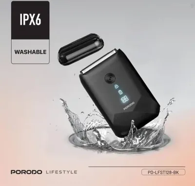 Электробритва Porodo Lifestyle IPX7 Portable Travel Shaver 600mAh — миниатюра 1