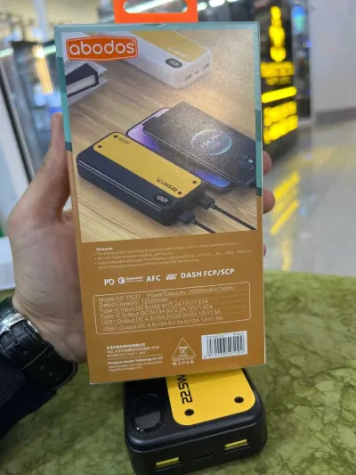 Внешний аккумулятор Abodos 22,5 W20000mah — миниатюра 3