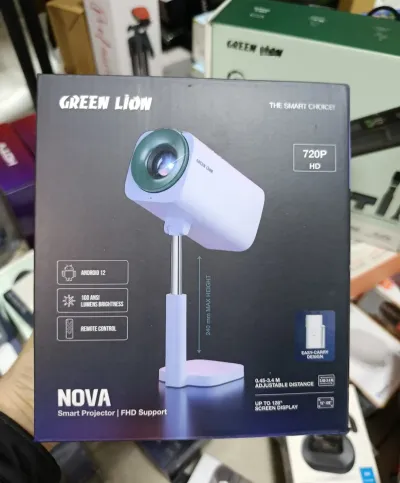 Проектор Green Lion Nova Portable Smart Projector, белый